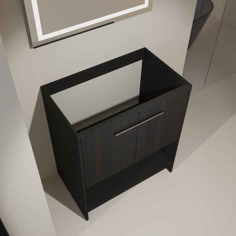 Modern Freestanding Bathroom Vanity With 2 Doors