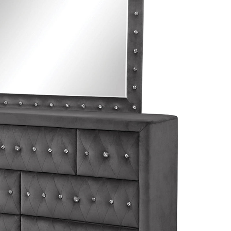Sophia - 7 Drawer Dresser - Gray