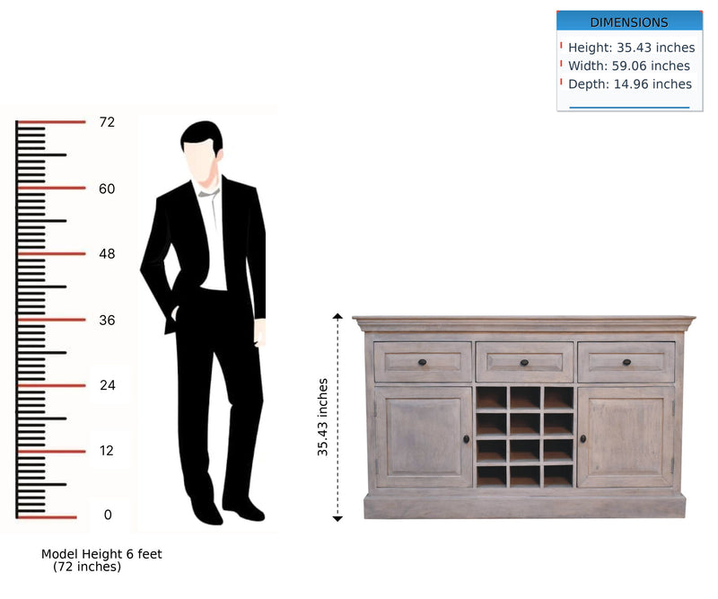 Wine Storage Unit - Natural / White