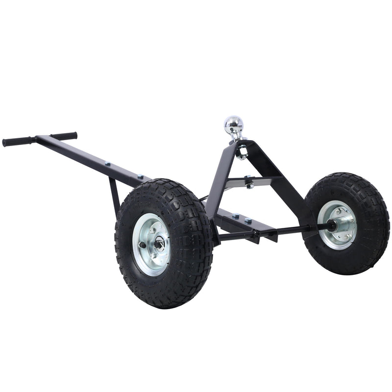 Heavy Duty Trailer Dolly With Pneumatic Tires, 600 Lb. Capacity Steel
