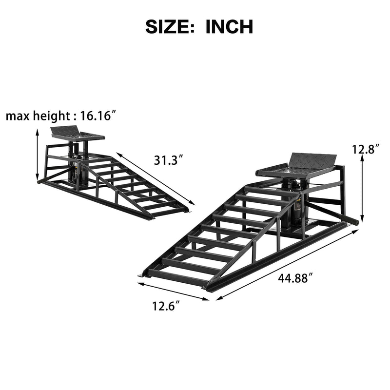 Suxidi - 5 Ton Auto Car Truck Service Ramps Lifts, Hydraulic Automotive Lift