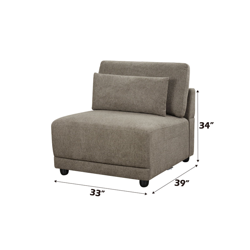 Rylie - Modular Sectional Sofa With Toss Pillows