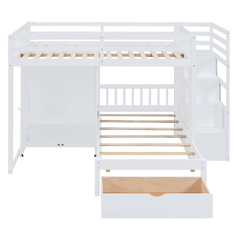 Bunk Bed With Wardrobe, Drawers