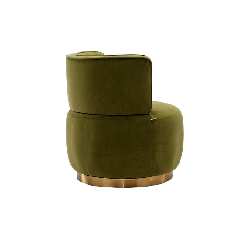 360 Degree Swivel Cuddle Barrel Accent Sofa Chair