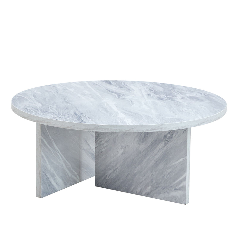 Versatile Round Coffee Table For Various Interior Styles