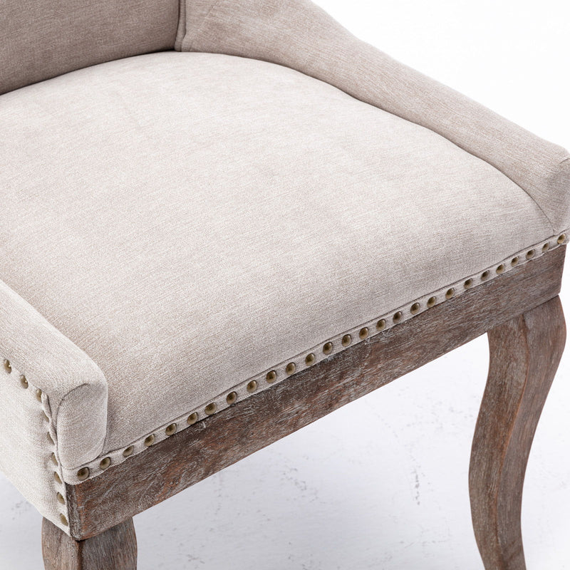 Ultra - Side Dining Chair, Nail Head (Set of 2)