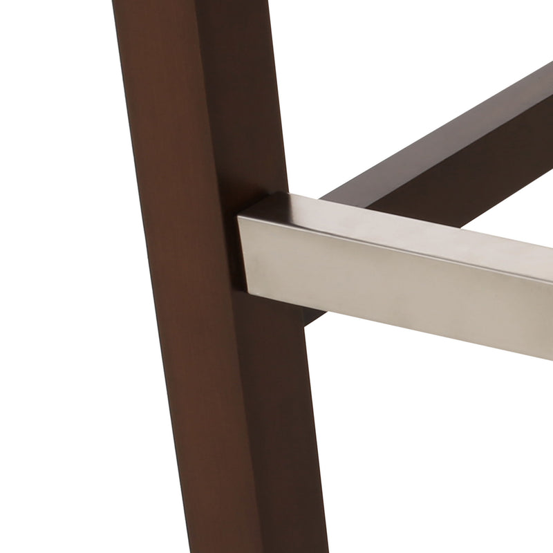 Solstara - Upholstered Dining Barstool With Button Tufted And Wing Back