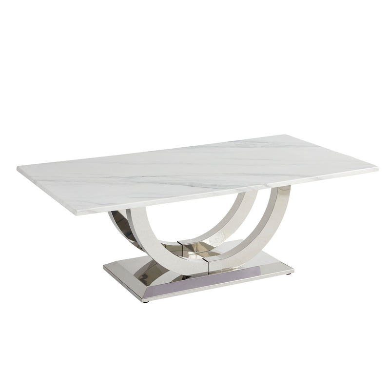 Rectangular Coffee Table With Base