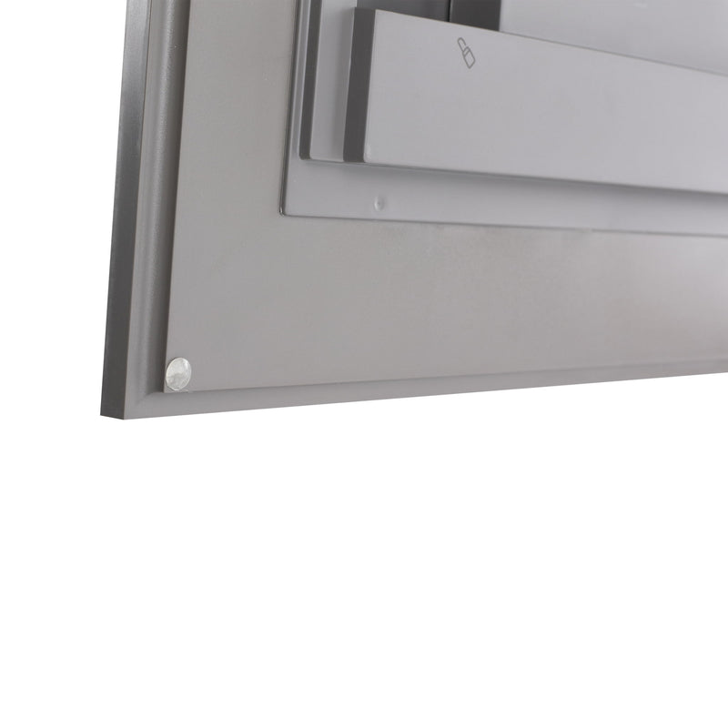 20" Wall Mounted Bathroom Mirror Cabinet With Adjustable Shelves Storage Cabinet - Imitative Oak