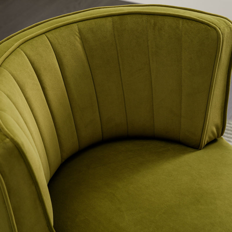 360 Degree Swivel Cuddle Barrel Accent Sofa Chair