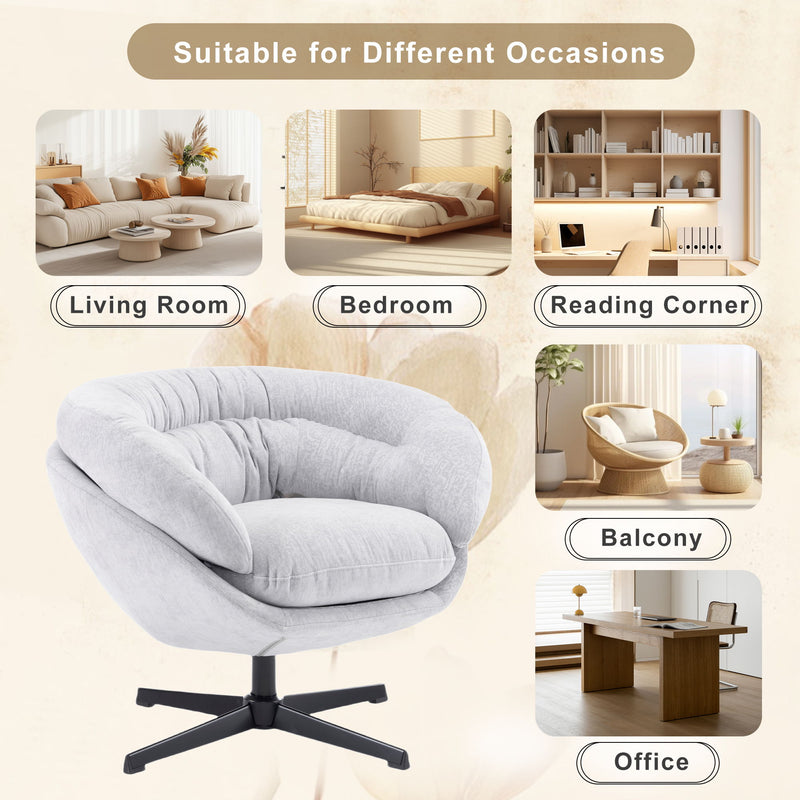Modern Office Chair With 360 Degree Swivel