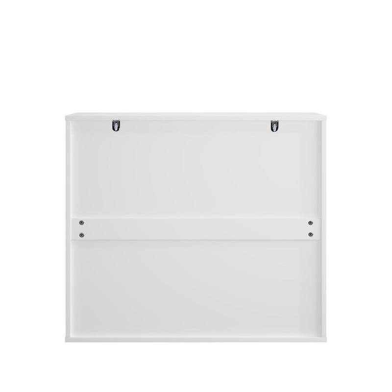 Kitchen Storage Cabinet With Double Doors, Adjustable Shelves, Sideboard Buffet For Dining Room - White