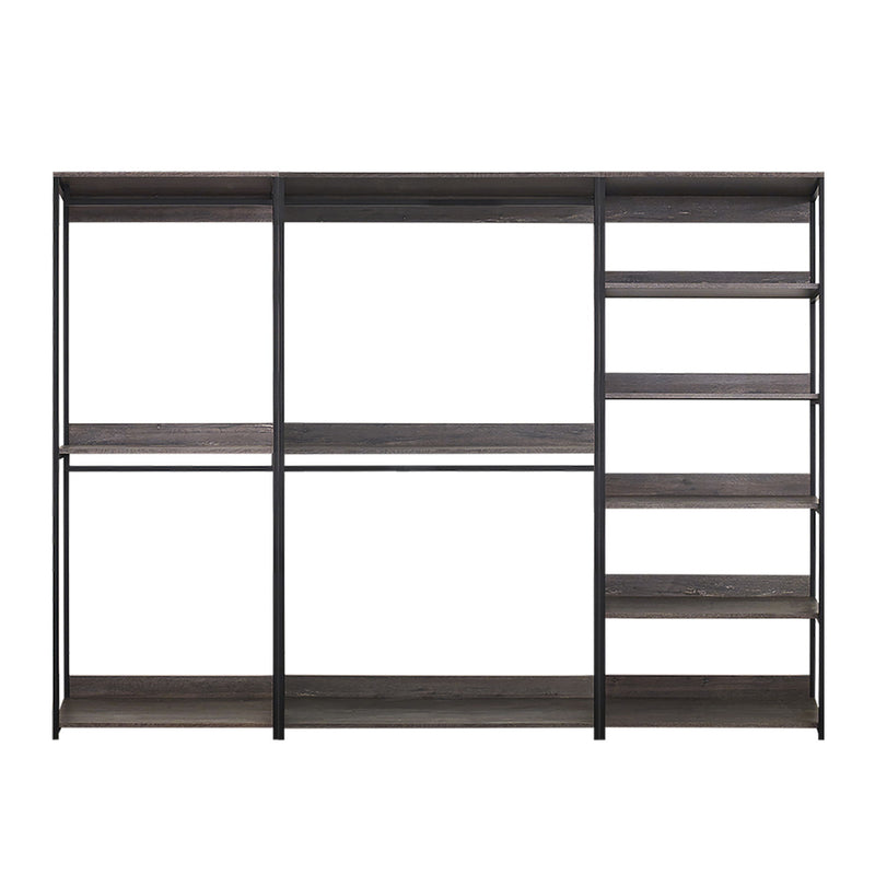 Monica - Walk-In Closet System With Spacious Drawer - Gray