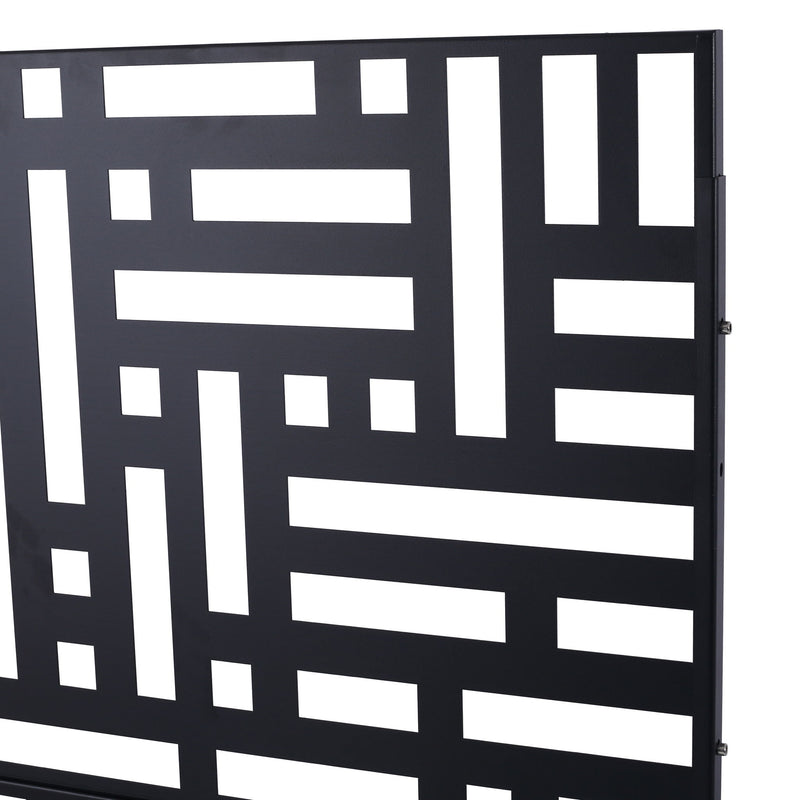 Decorative Freestanding Metal Privacy Screen For Indoor & Outdoor Use
