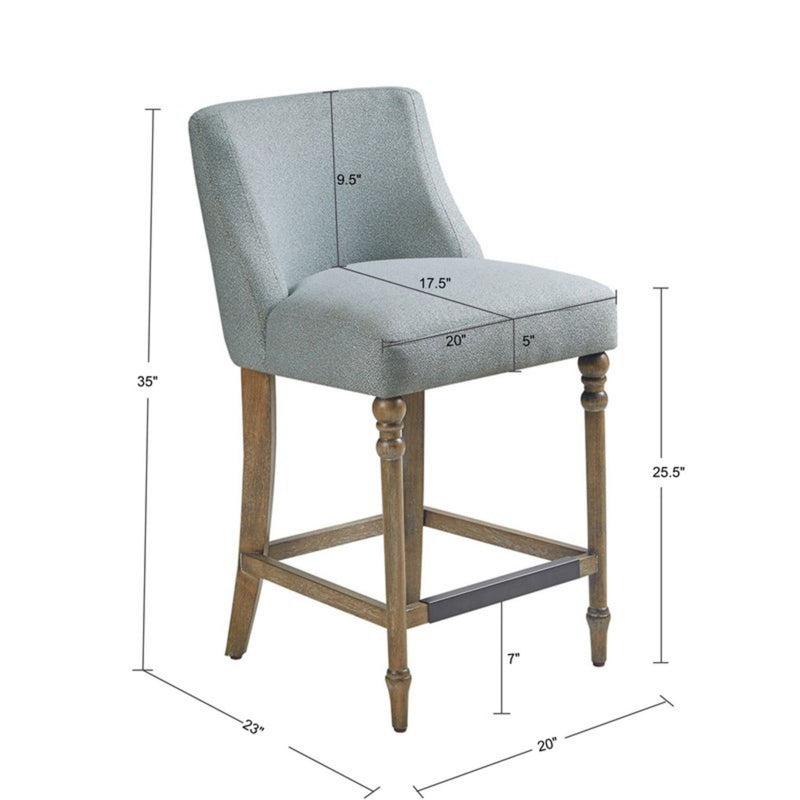 Delaney - Counter Stool - Blue