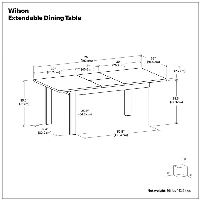 Wilson - Handcrafted Dining Table
