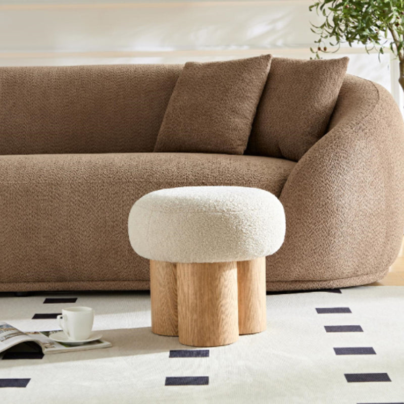Versatile Mushroom Stool With Cushion