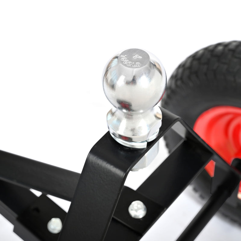 Heavy Duty Trailer Dolly With 2" Ball 1000 Lb Capacity For Easy Mobility - Black