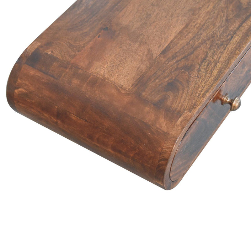 Wall Mounted Console Table - Walnut