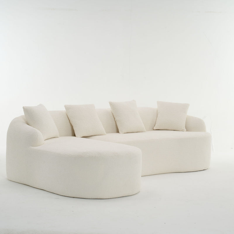 Combined Sofa With 4 Pillows