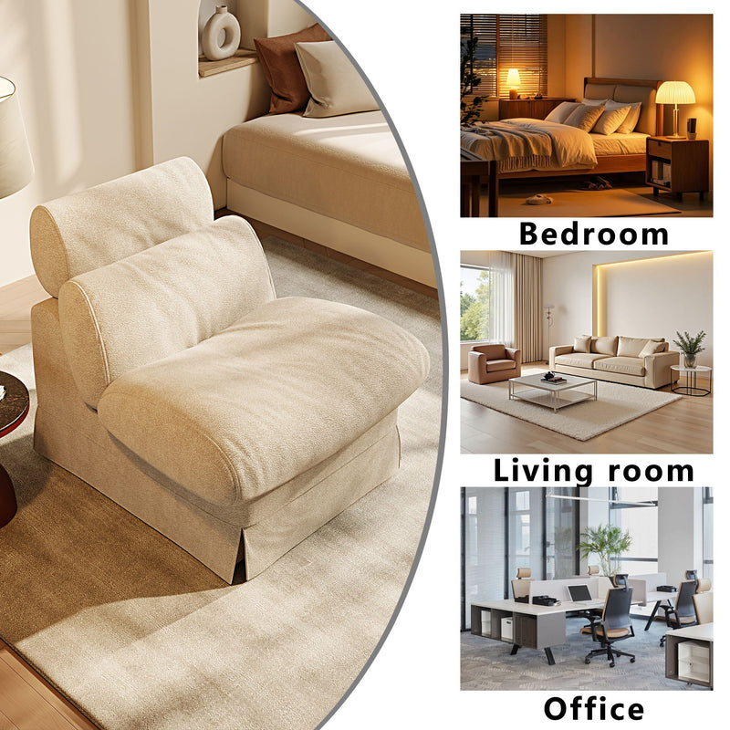 Accent Chair, Soft Medium Firm Upholstery For Living Room