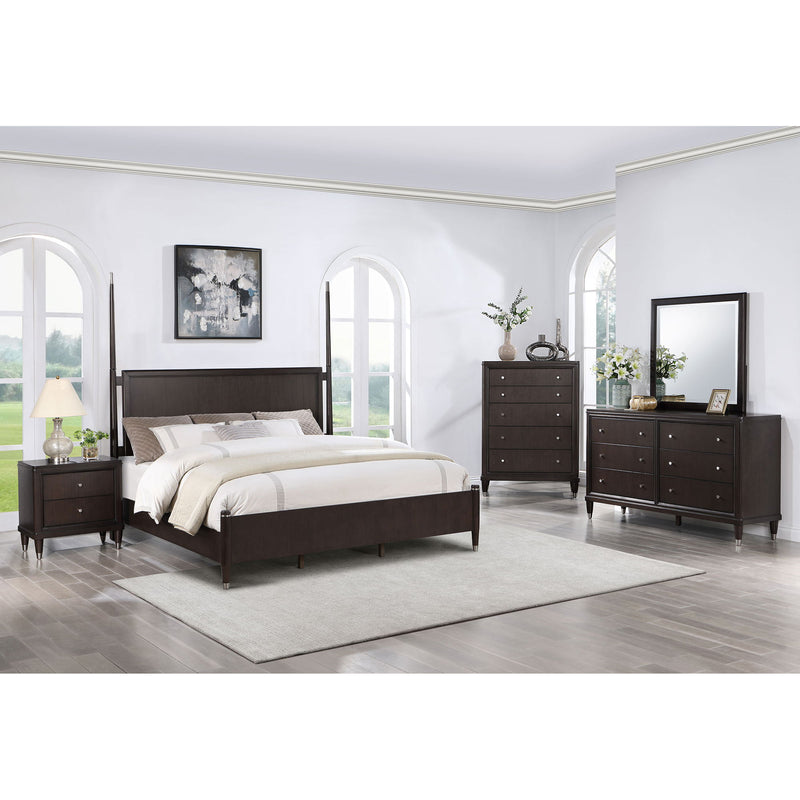 Niguel - 2 Drawer Nightstand With Felt Lined Top Drawer - Brown