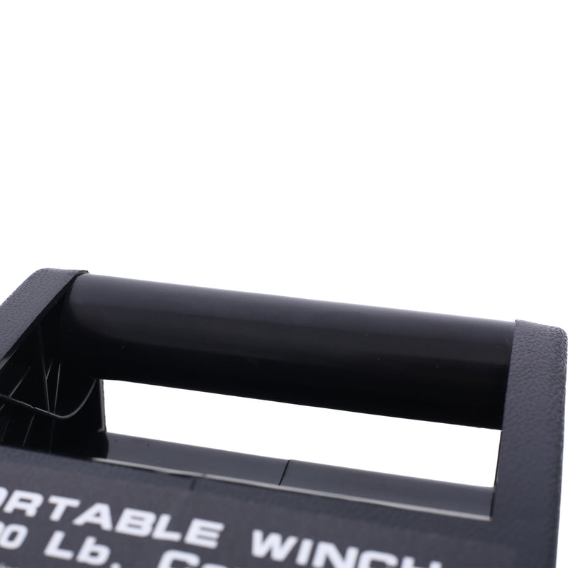 Reversible Electric Trailer Winch For Boats Up To 5000 Lbs With Galvanized Wire Rope And Casing - Black