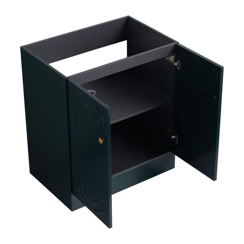 Modern Freestanding Bathroom Vanity With Soft Close Cabinet Doors
