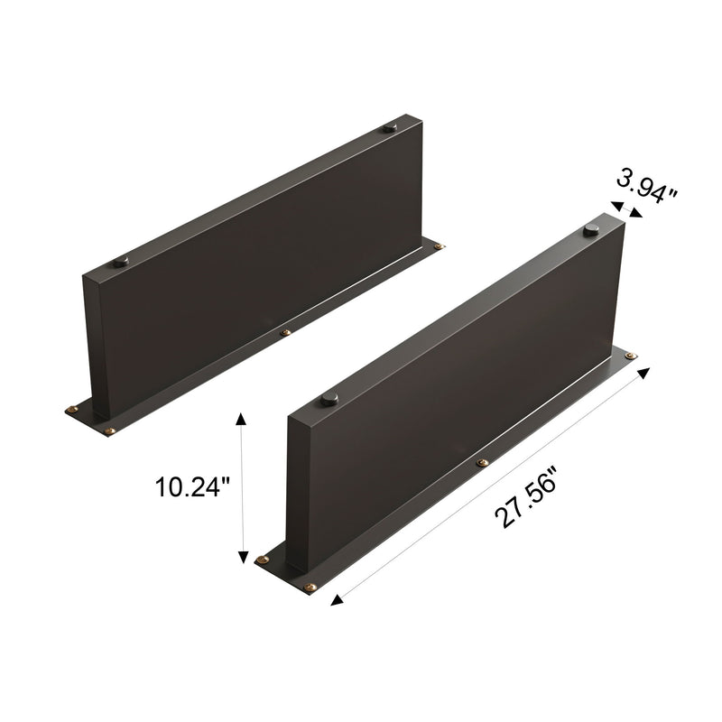 Square Floating Coffee Table For Living Room - Dark Walnut