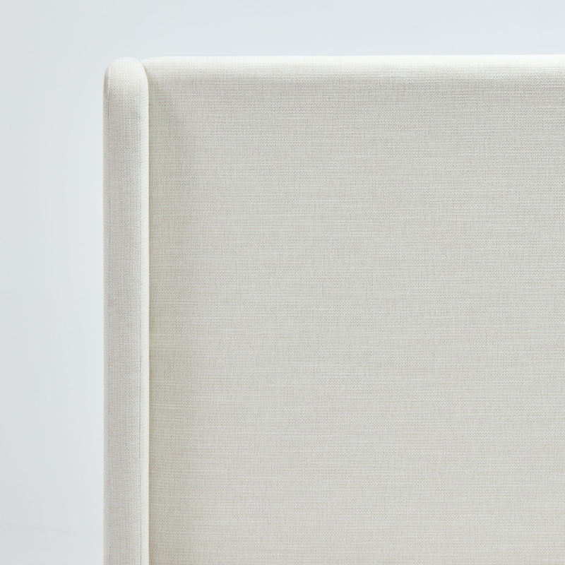 Carmen - Minimalist Upholstered Wingback Bed Frame With High Headboard