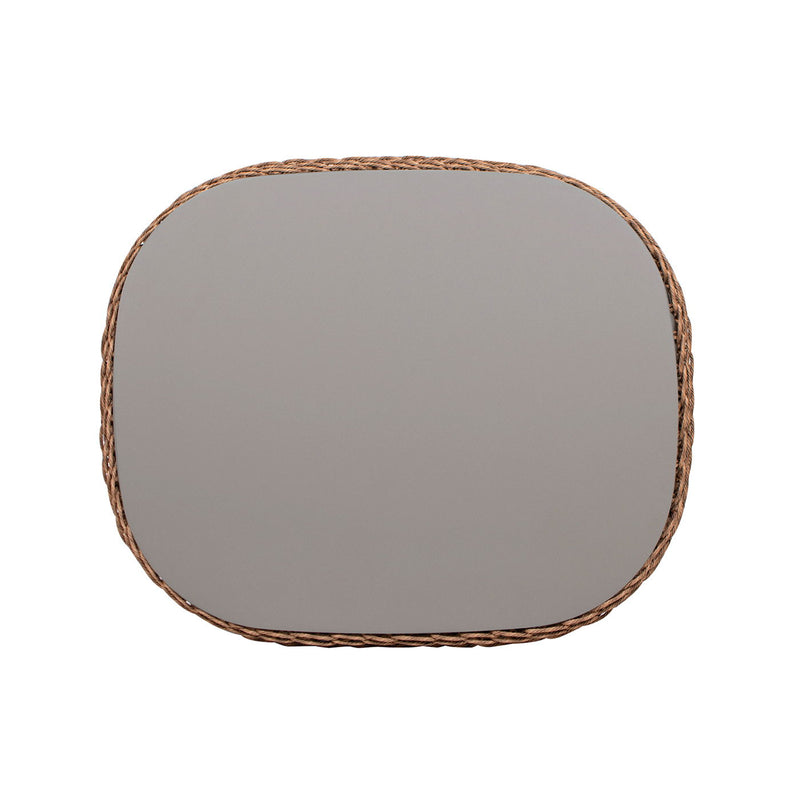Willow - Oval Woven Patio Coffee Table, Wicker Frame