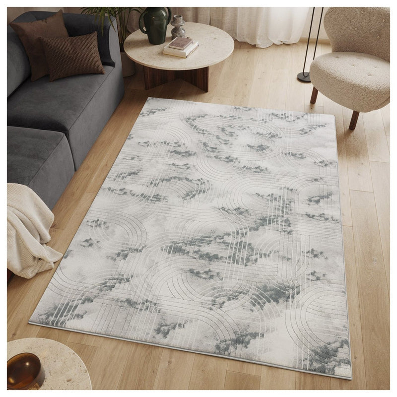 Geometrix - Area Rug With Geometric 3D Effect