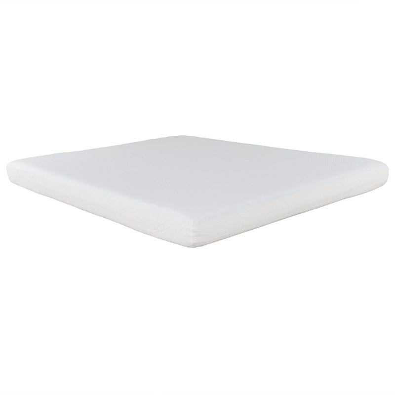 6" Firm Gel Memory Foam Mattress With Cooling Technology - White - Full
