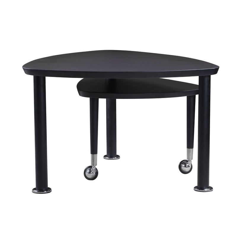 360 Degree Rotatable Coffee Table With Solid Legs