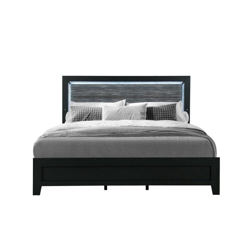 Carlos - 5 Pieces Queen Bedroom Set - Black