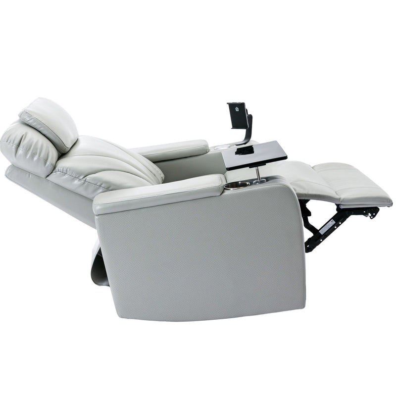 Power Motion Recliner Electric Power Recliner With USB Charging Port, Hidden Arm Storage, Convenient Cup Holder And tooth Speaker