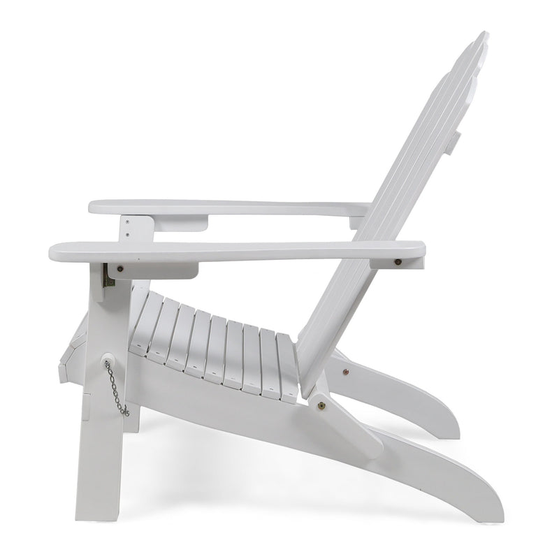 Aurascape - Outdoor Acacia Wood Foldable Adirondack Chair
