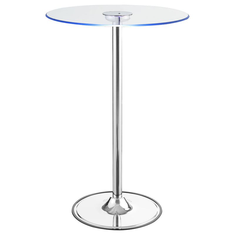 Indra - LED Bistro Table - Chrome