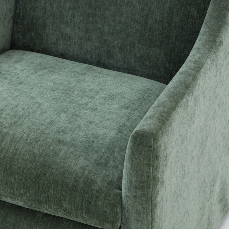 Luisa - Skirted Swivel Accent Chair