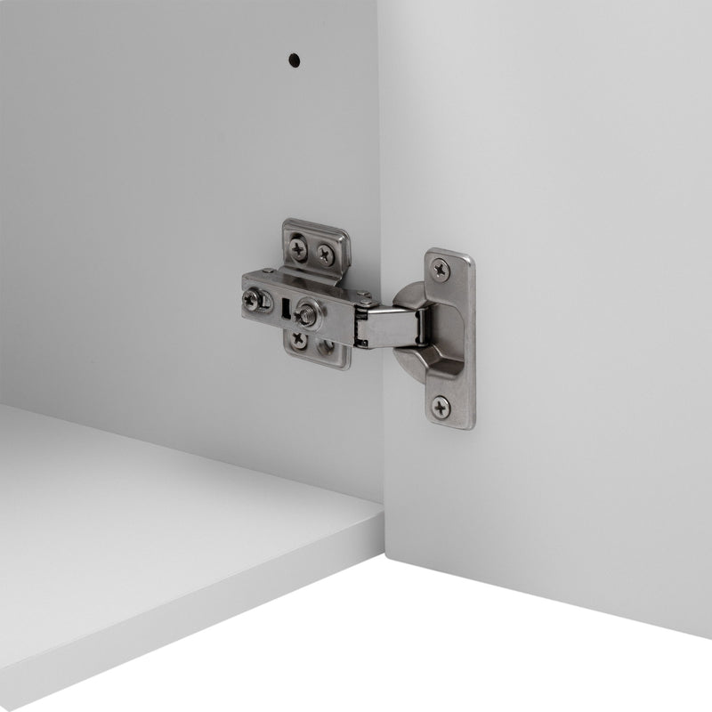Bathroom Vanity With Sink, Rectangular Storage Cabinet With 2 Soft Closing Doors