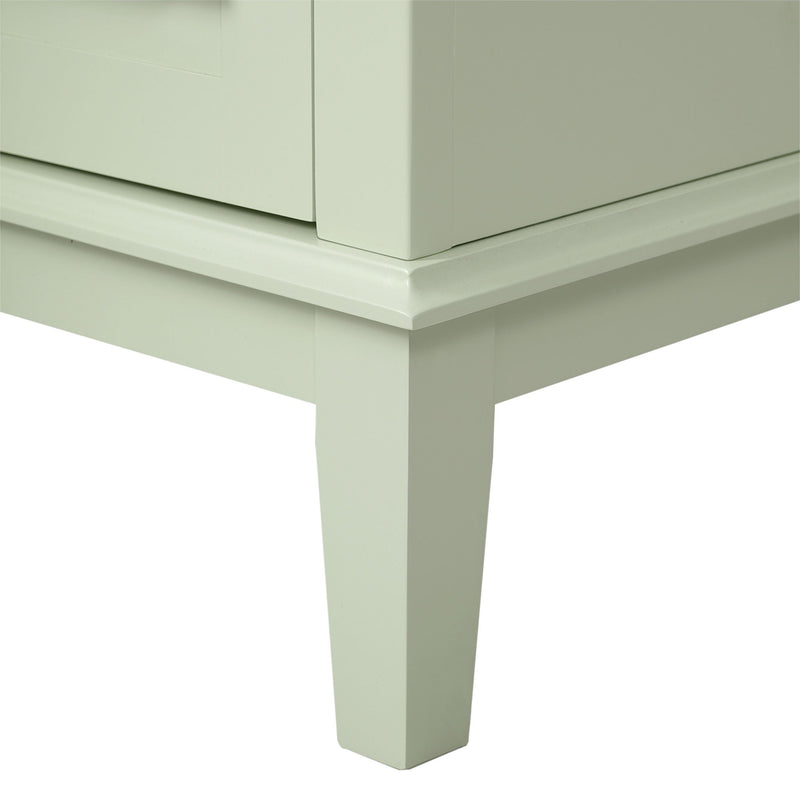 Modern Bathroom Vanity With Ceramic Sink, Soft Close Storage Cabinet