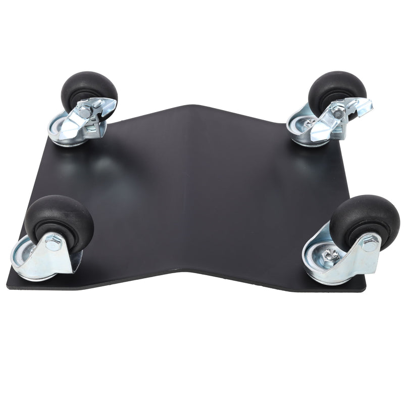 Heavy Duty Steel Vehicle Dollies With Brakes, 2500Lbs Capacity