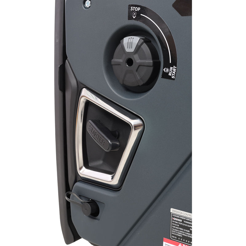 Super Quiet Inverter Generator 5.5Kw Portable Dual Fuel Electric & Remote Start Aluminium
