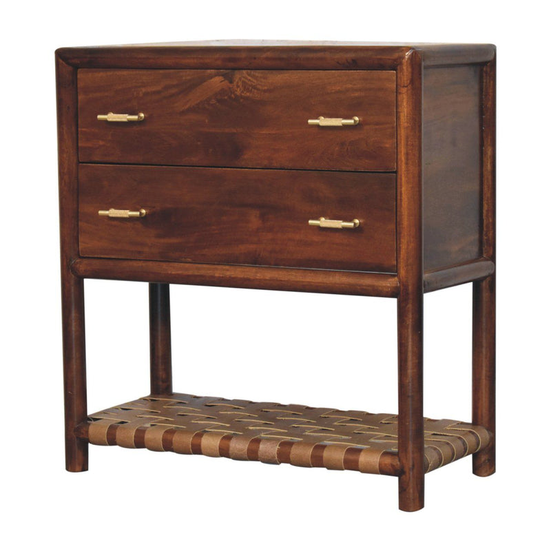 Regency - Woven 2 Drawer Nightstand - Brown