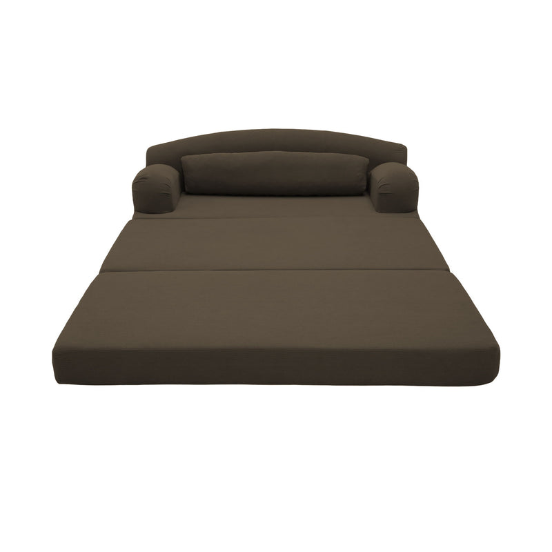 2 Seater Sofa Bed, Compact Foldable Floor Couch