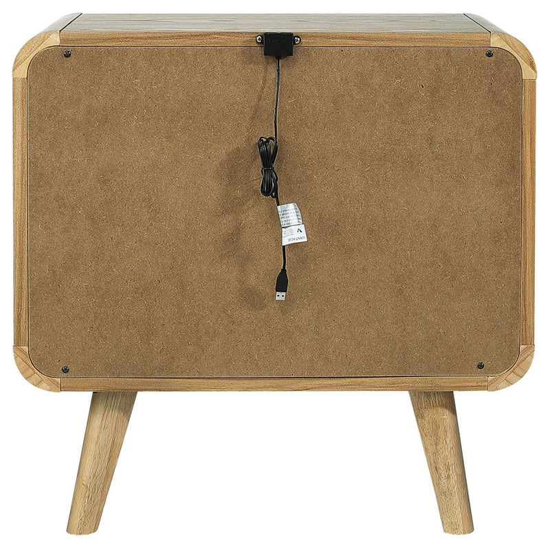 Winston - 2 Drawer Nightstand - Ash Brown