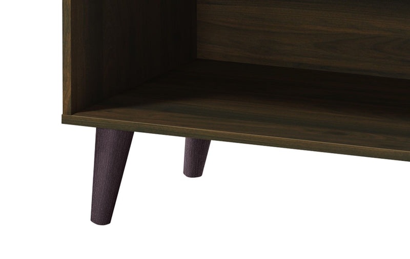 Amidon - TV Stand, With 2 Storage Shelves And 1 Cabinet