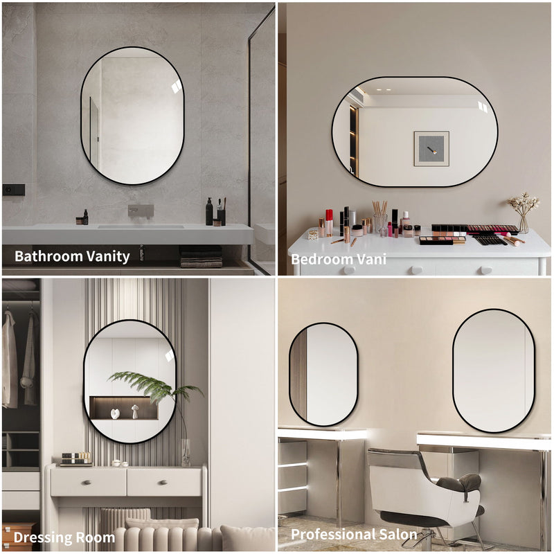 Modern Framed Bathroom Vanity Mirror