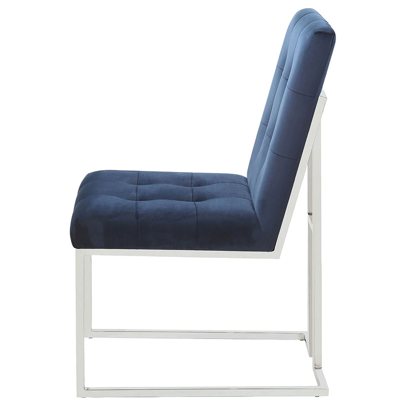Tufted Back Upholstered Dining Chair (Set of 2)
