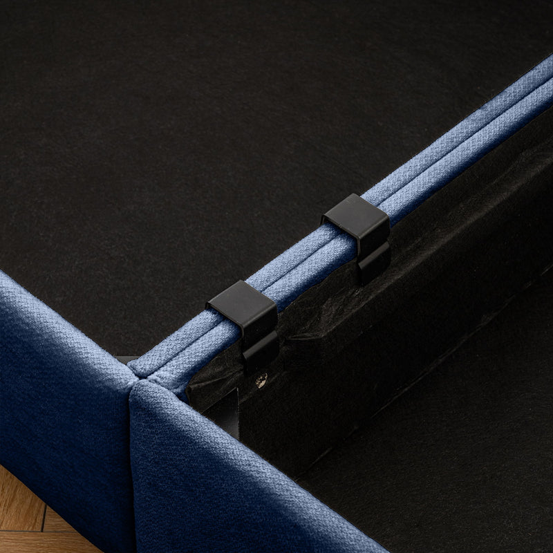 Contemporary Elegant Sofa With Storage And Ottoman